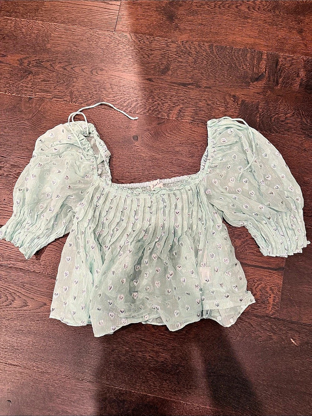 For Love & Lemons Jana Puff Sleeve Blouse
